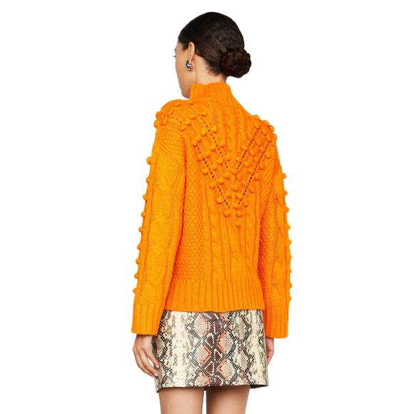 NEW MARIE OLIVER eris sweater in persimmon - Picture 2 of 3